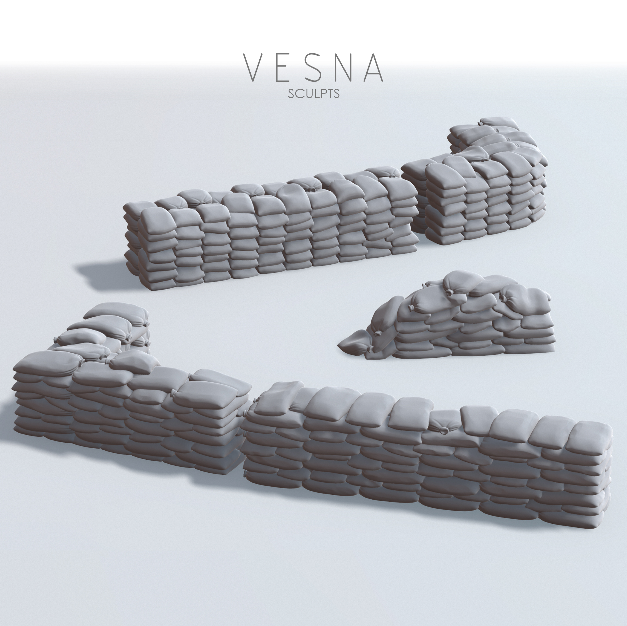 FORTIFICATIONS - SANDBAG WALLS
